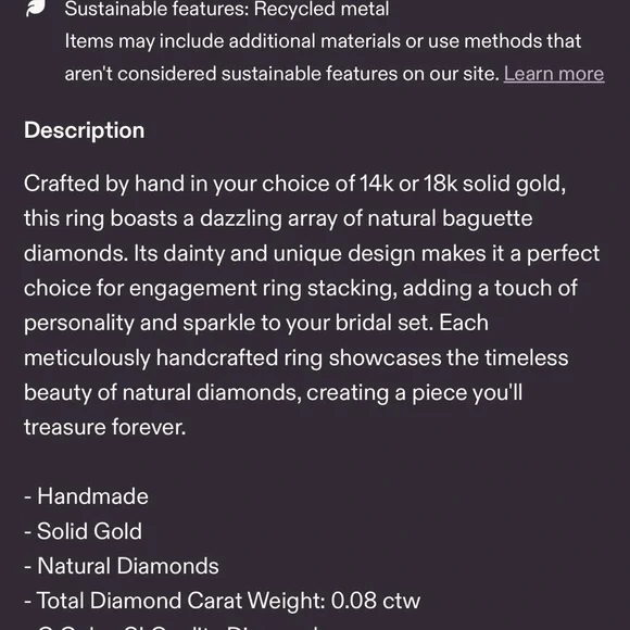 10k gold and diamond ring - Picture 7 of 7